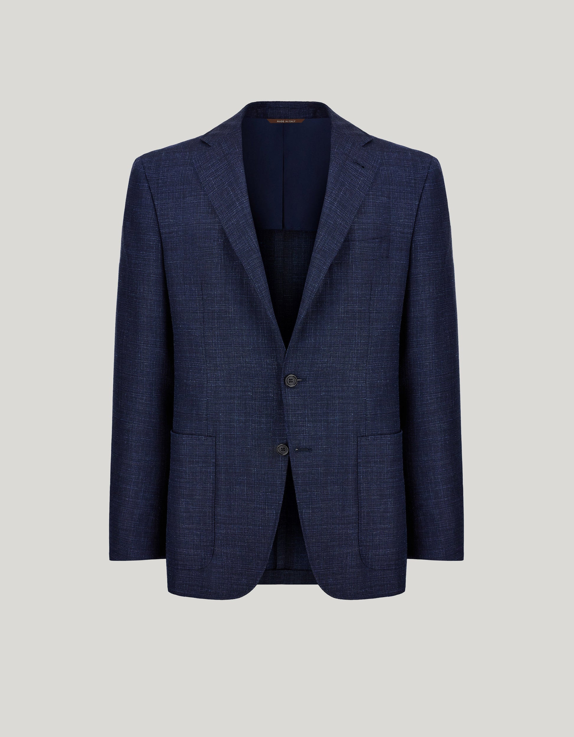 Beige Kei blazer in wool, silk and linen