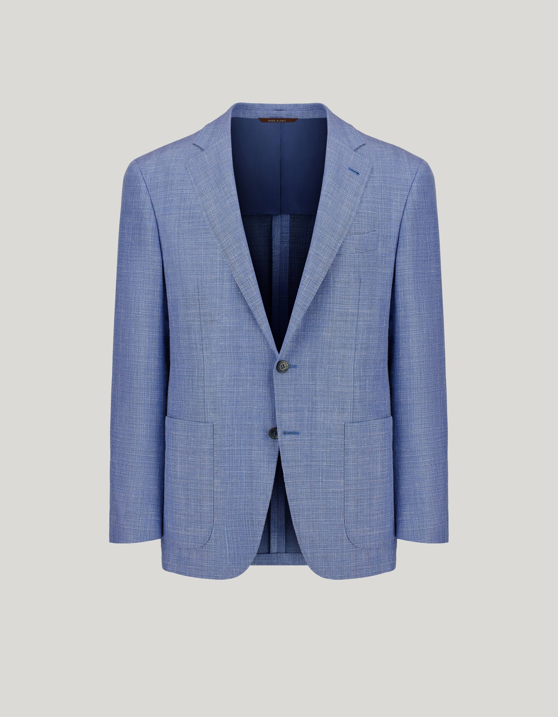 Beige Kei blazer in wool, silk and linen