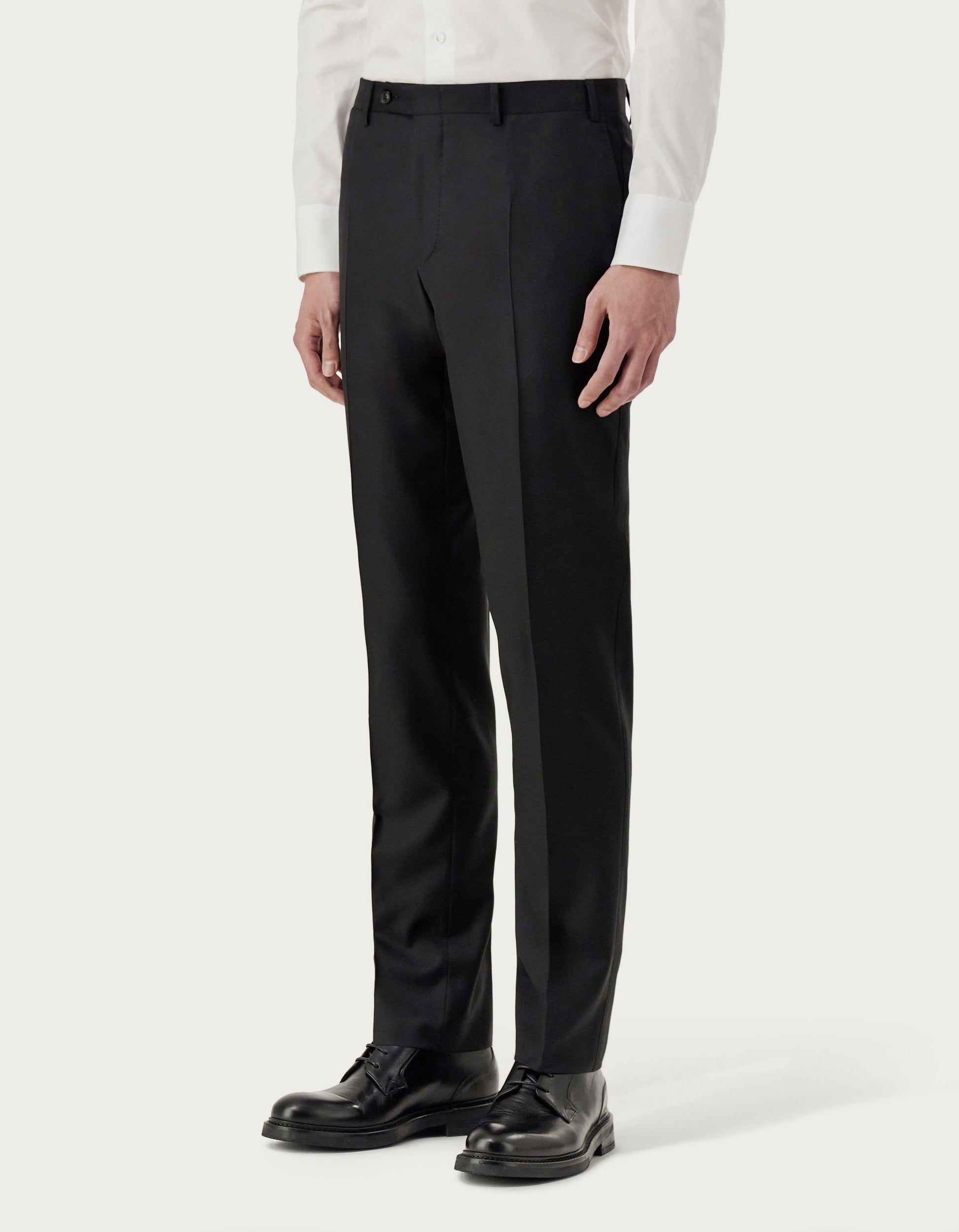 Anthracite pants in 150's wool