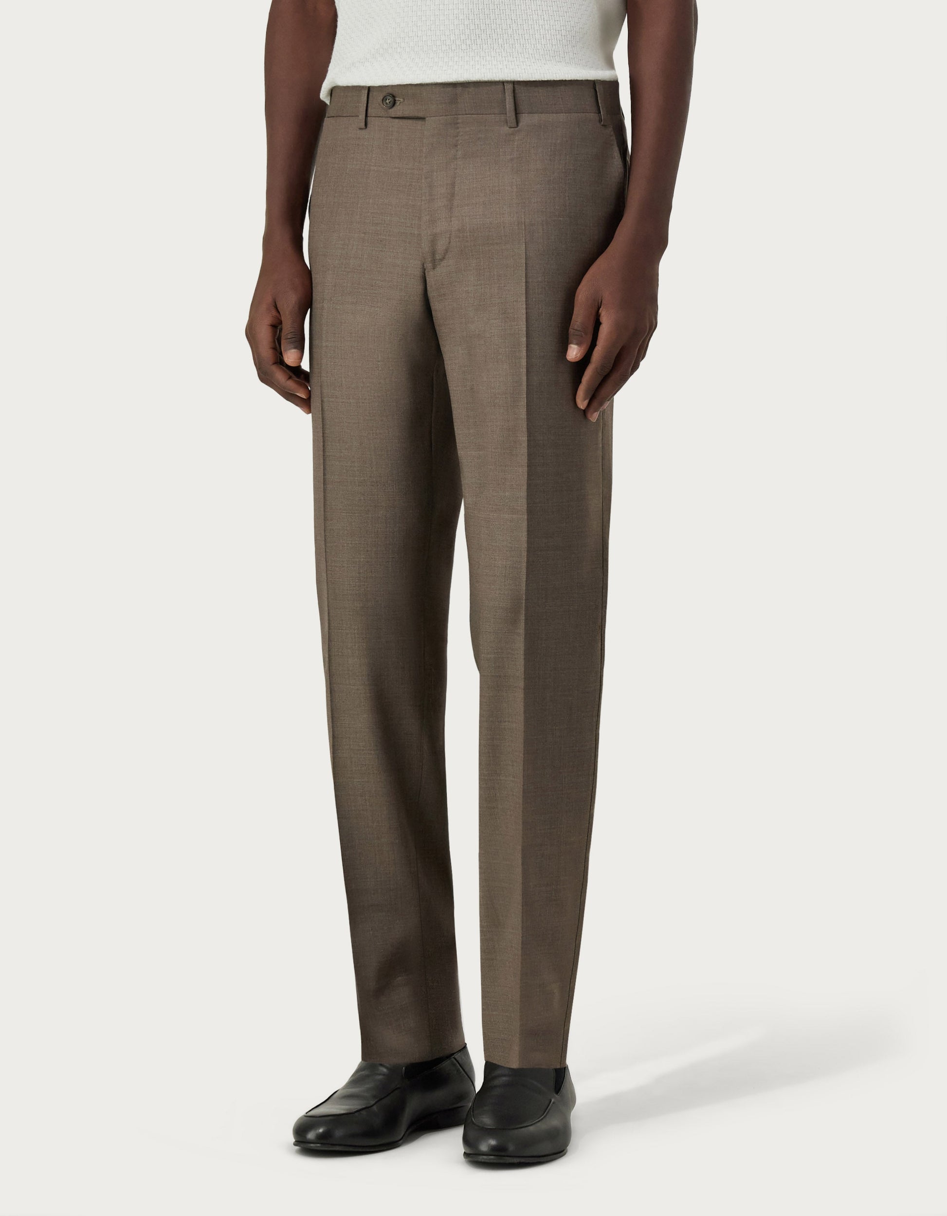 Anthracite pants in 150's wool