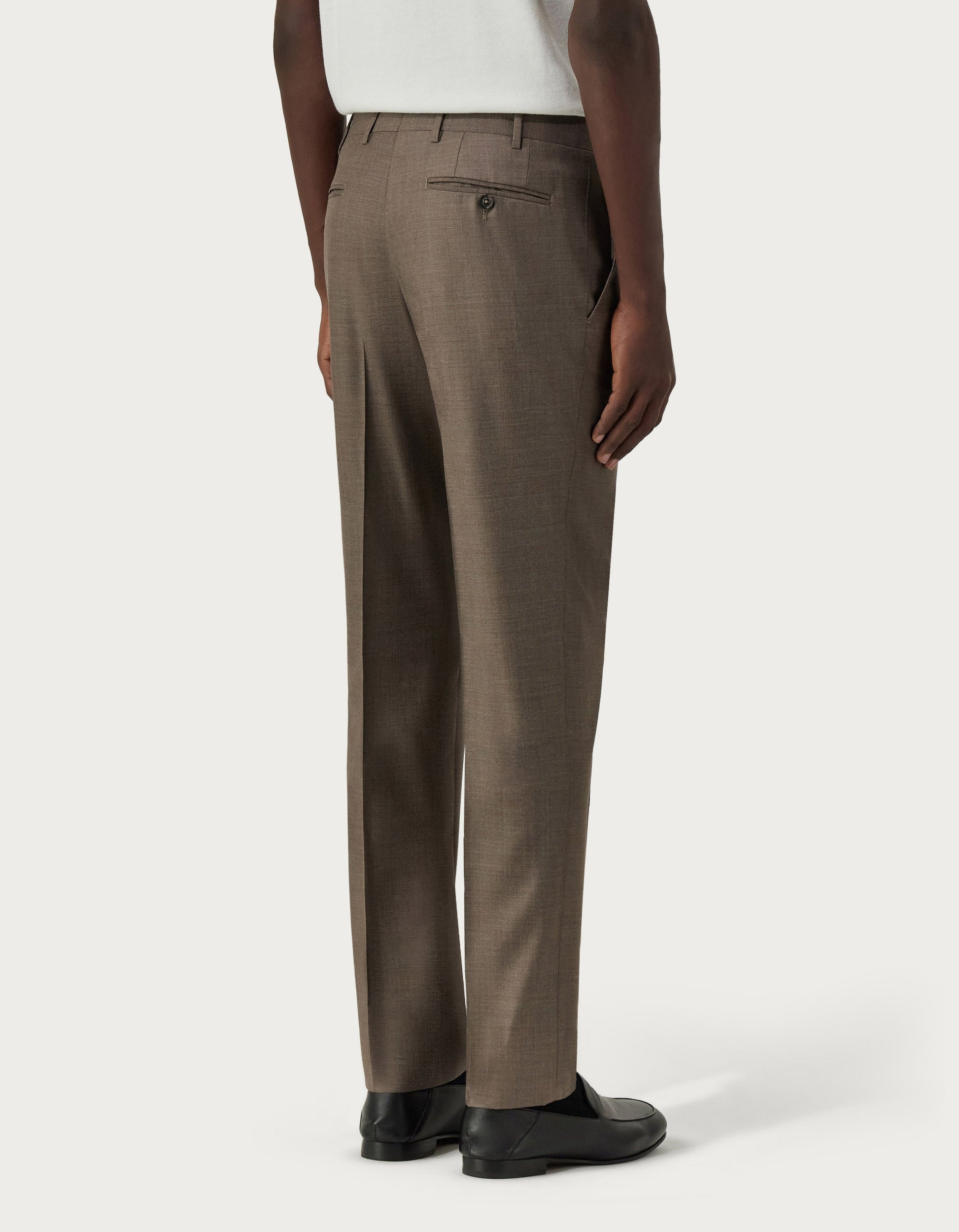 Anthracite pants in 150's wool