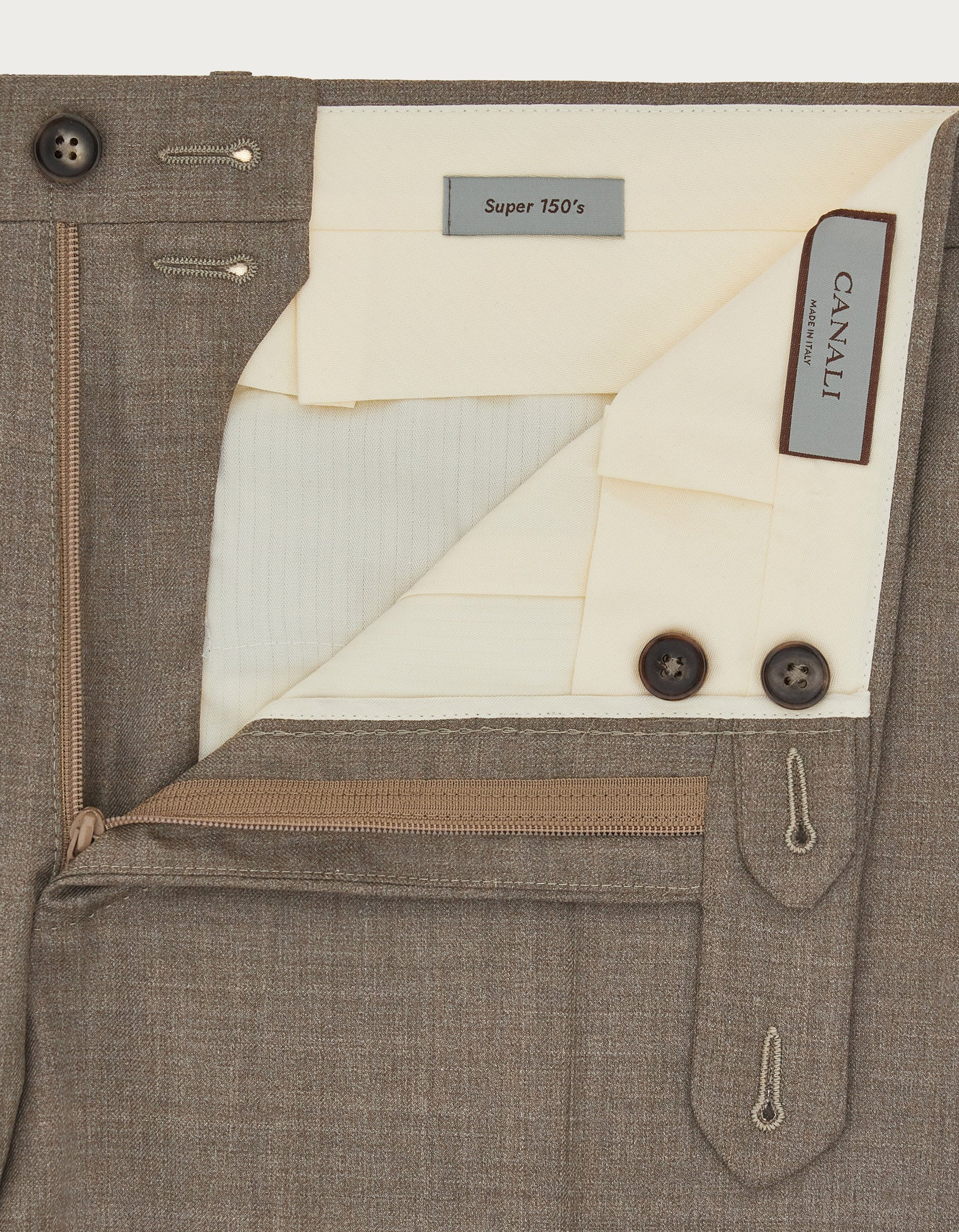 Anthracite pants in 150's wool